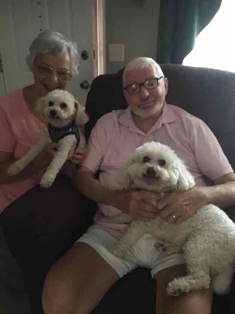 Polly (left)